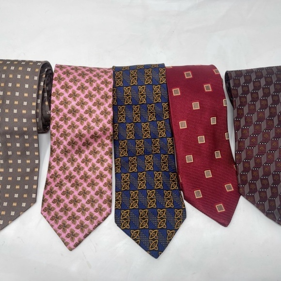 Ermenegildo Zegna Tie Bundle 5 Ties - Picture 3 of 4